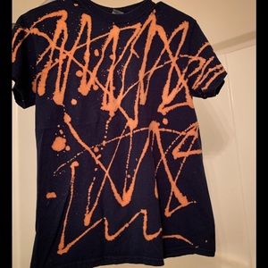 Custom made acid wash t-shirt.